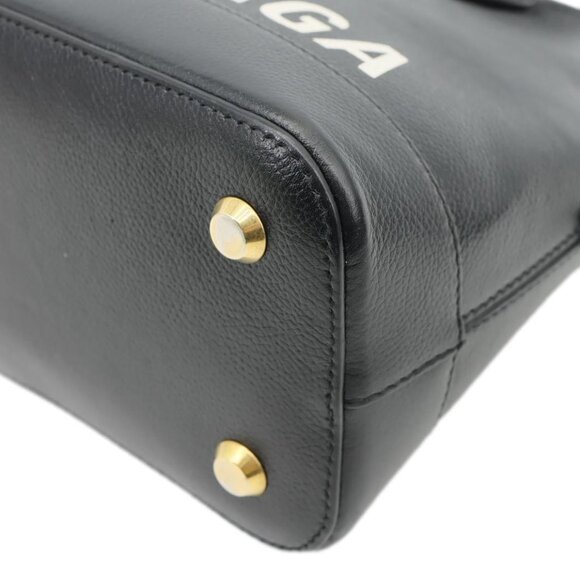 Balenciaga  Ville Top Handle Small Grained Leather Crossbody Bag Black - Picture 8 of 16